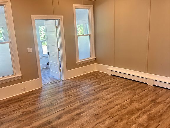 Living room and front porch