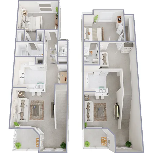 Floor plan The Benton