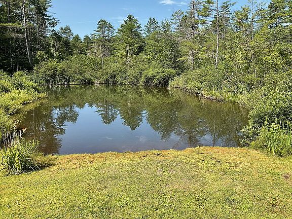 Pond with beach area