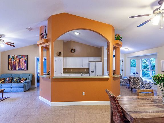 Kitchen and living area