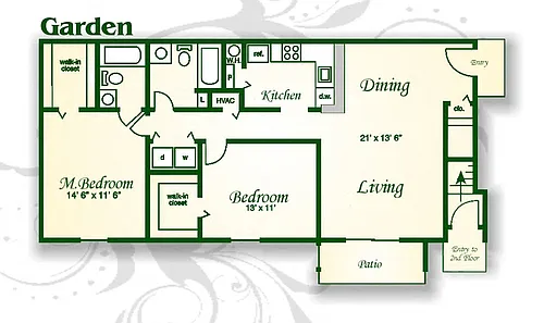 Floor plan The Iris Garden