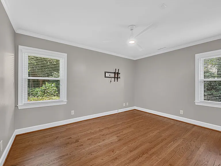 Back corner bedroom w/huge double door closet.