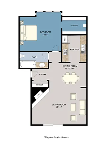 Floor plan 1A/1B