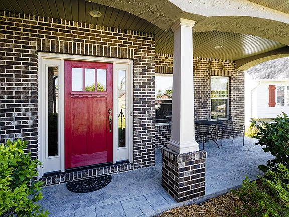Front Porch with Arches and Brick Detail