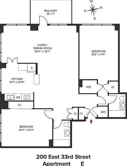 1st image of 200 E 33rd St APT 19E