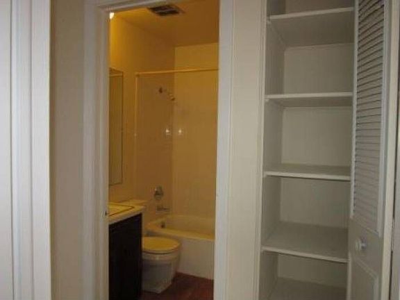 Bathroom & linen closet