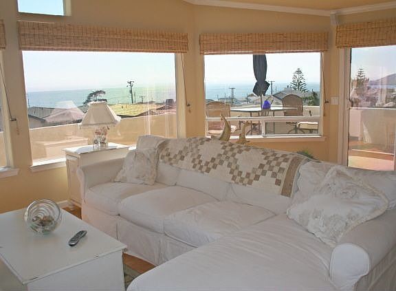 Living room with views