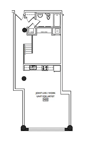 Floor plan Studio 02