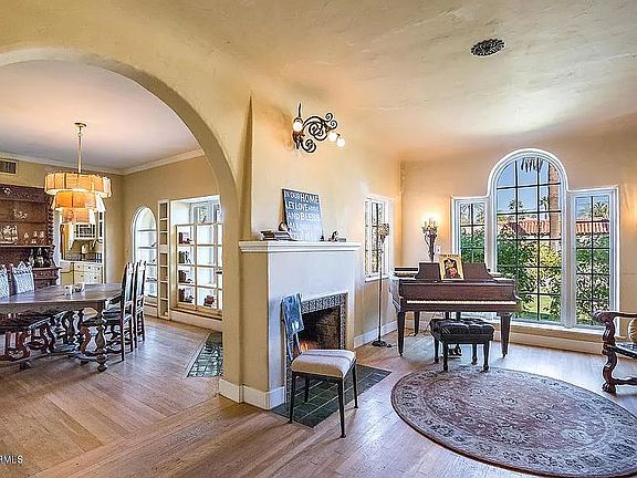 Parlor with fireplace #1