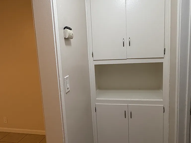 Hallway linen cabinet