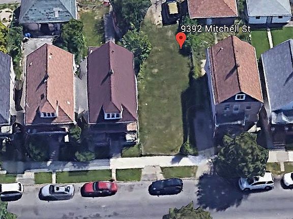 Bird eye view of lot