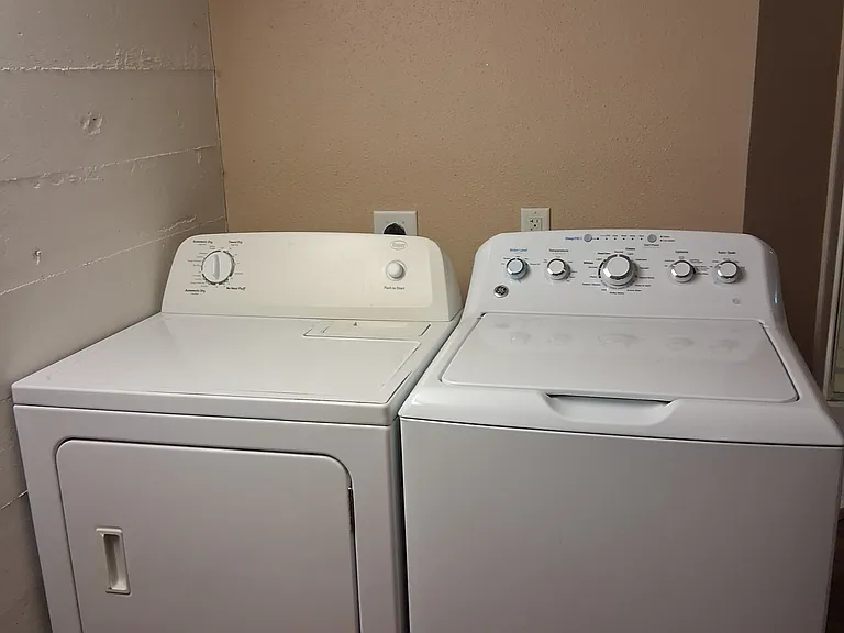 Shared laundry area