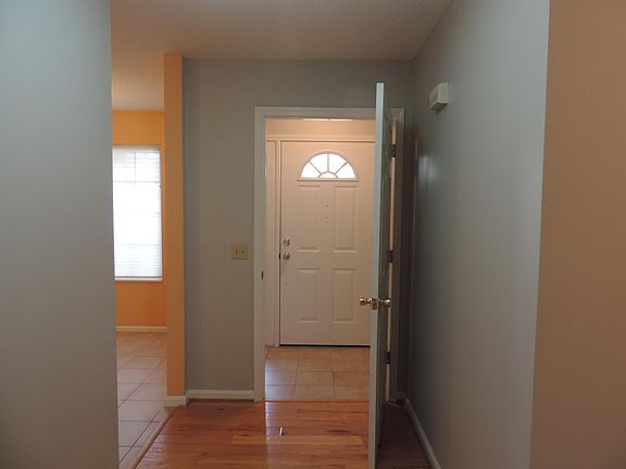 Entrance into house, with a little foyer.