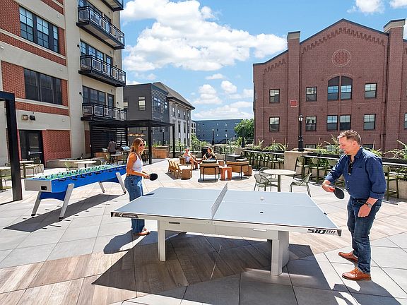 Outdoor Terrace Ping Pong