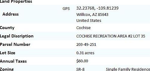 4th image of N Cochise Ave #203-49-251