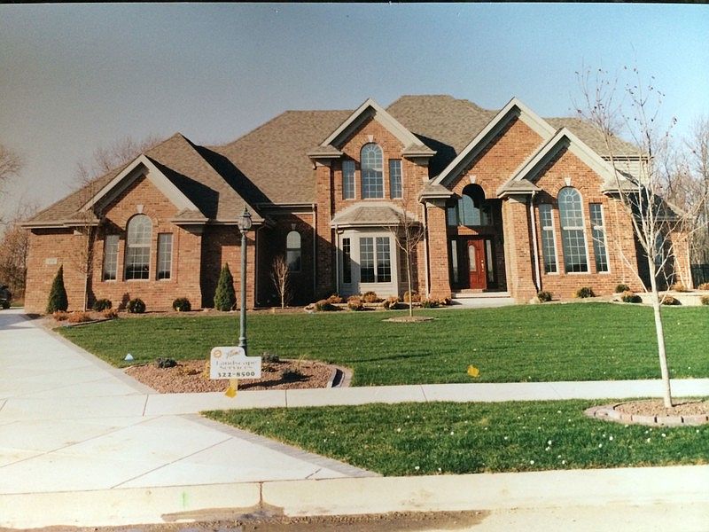 Front elevation when built