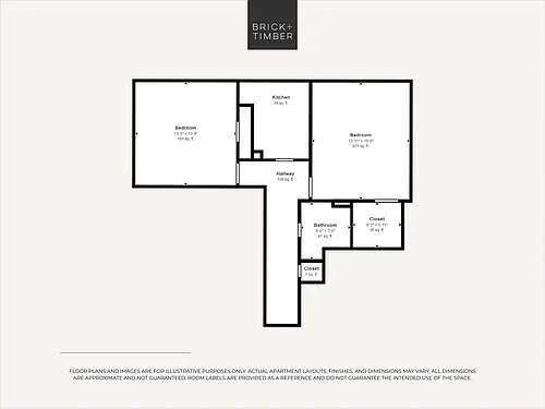 Floor plan 1 Bedroom 1 Bath