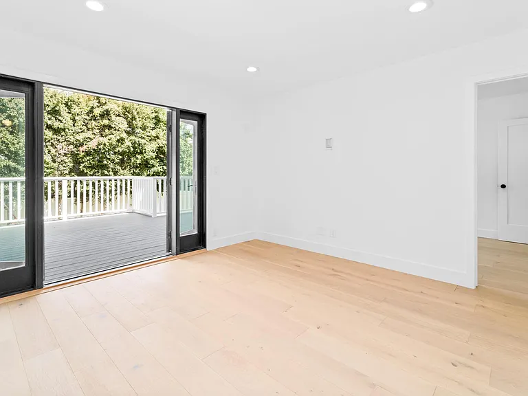 Family room leading to large deck