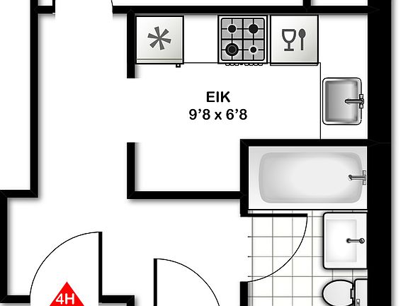 2nd image of 106 Fulton St APT 10H