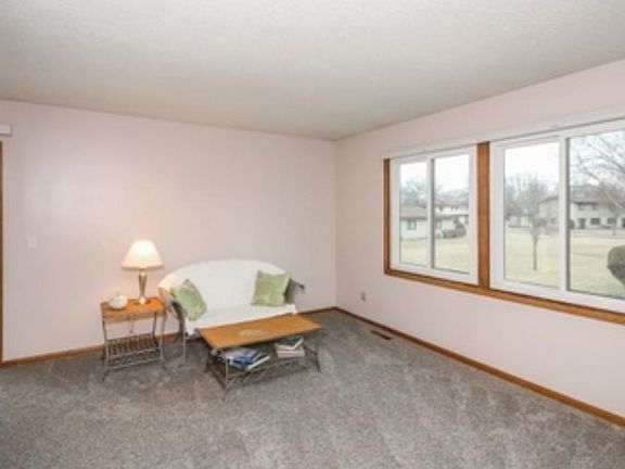 Living room, Newer windows have been installed.