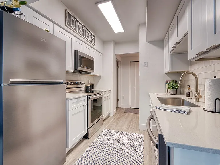 Model apartment kitchen