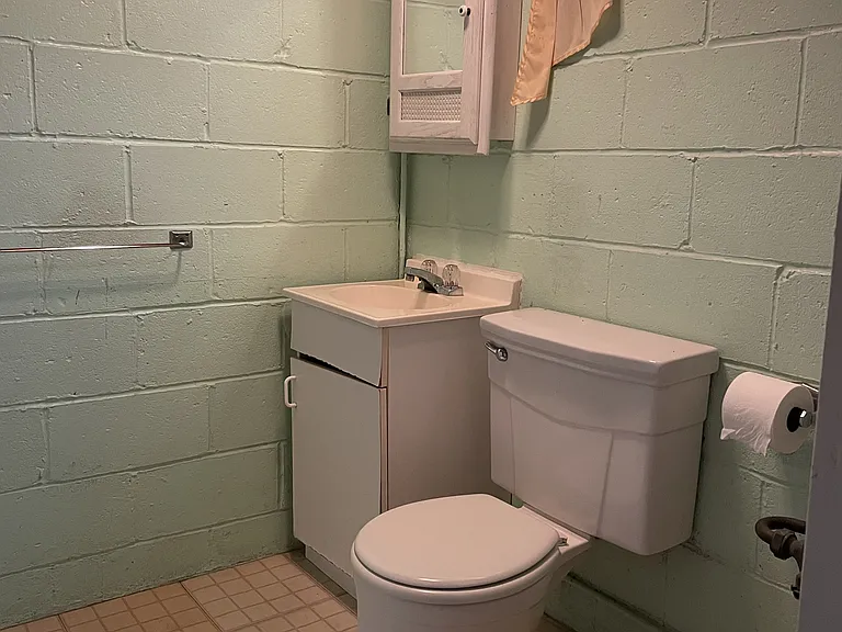 Basement bathroom