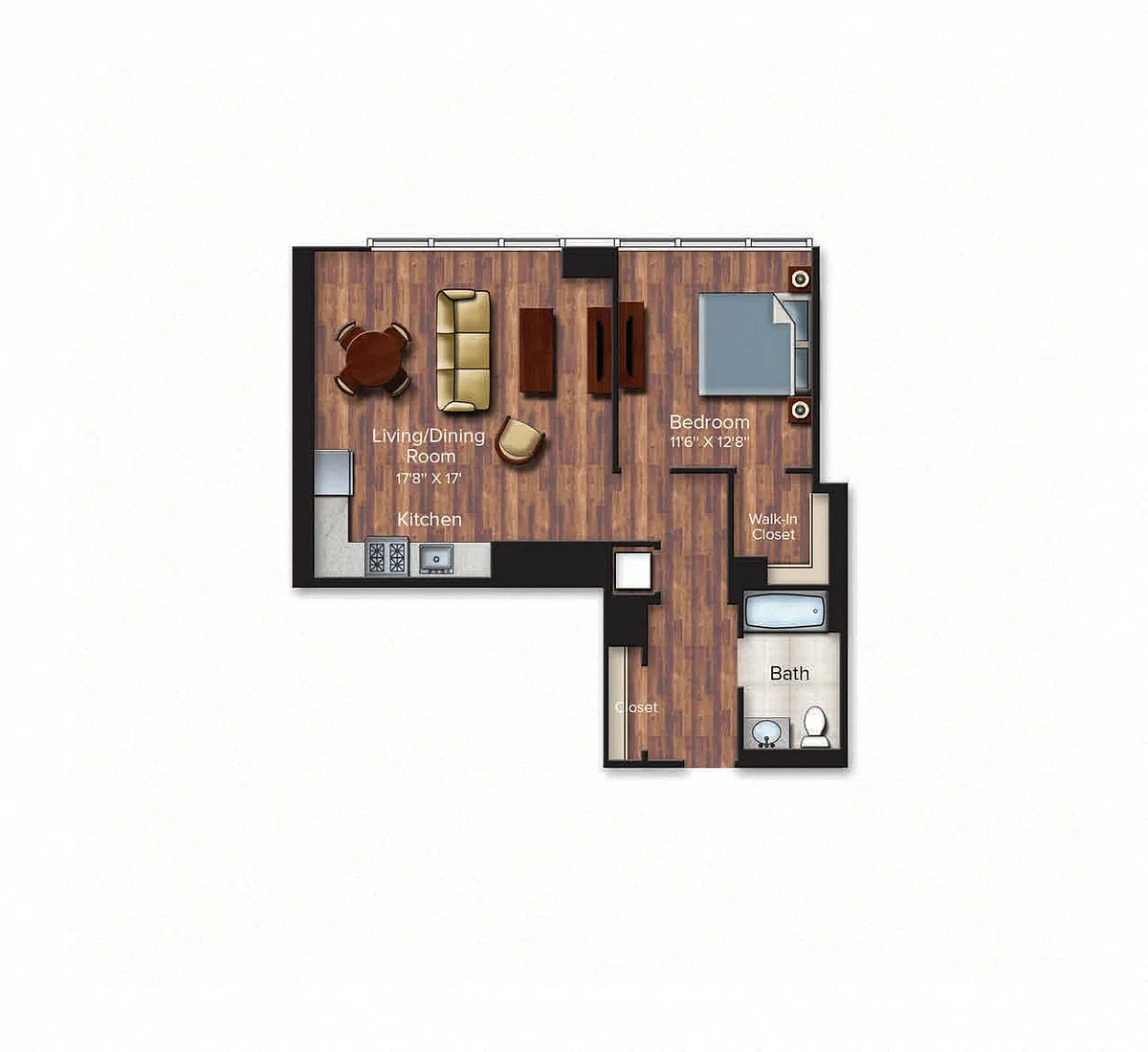 Floor plan 1K-787