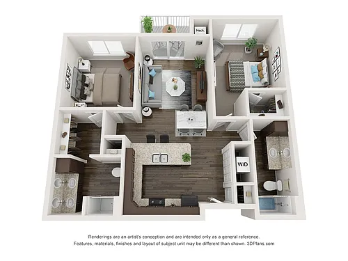 Floor plan The Artesian