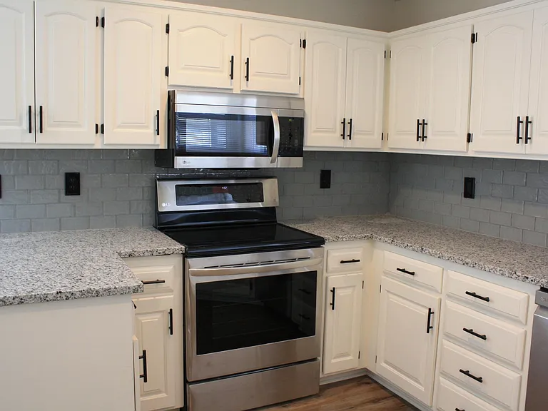 Tons of cabinet and counter space