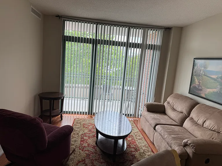 Sun filled living room. Cable ready.