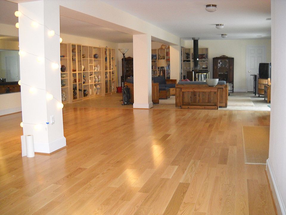 ballroom and wood stove