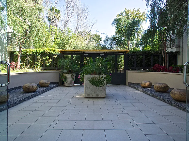 Exterior Courtyard at Front Entrance of Edinburgh Courtyard by Wiseman
