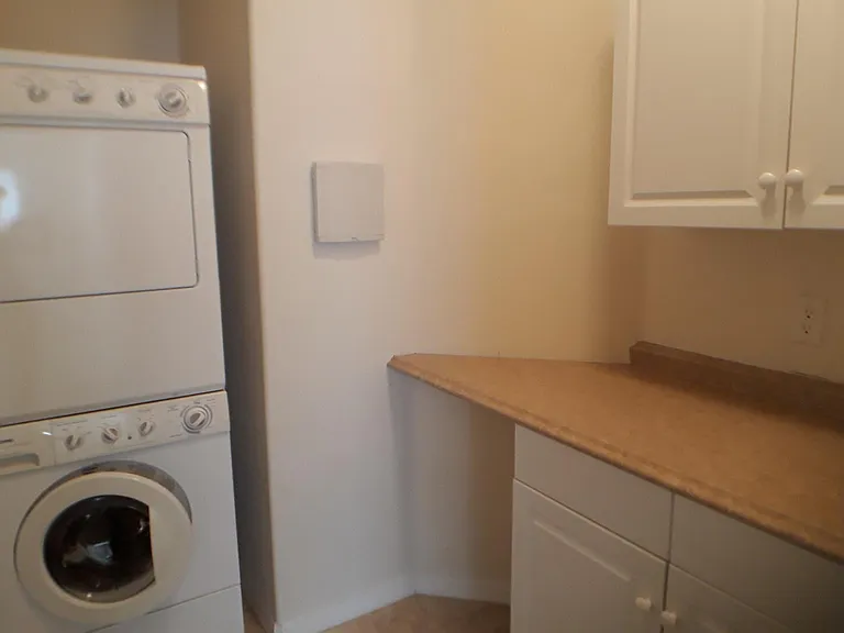 Laundry room conveniently located on the second level with the bedrooms