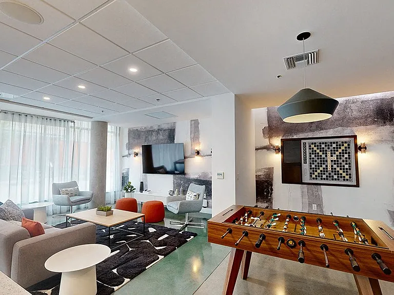 Entertain in the new resident lounge