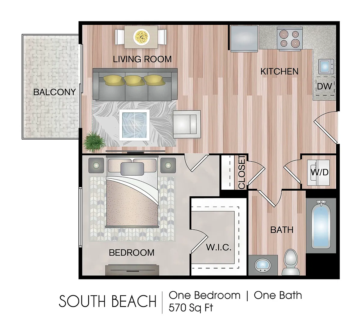 Floor plan South Beach