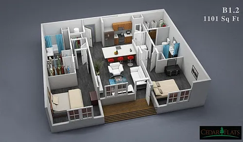 Floor plan B12