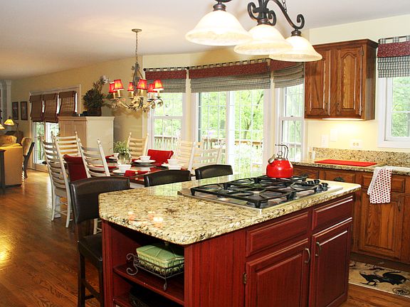 Large open kitchen
