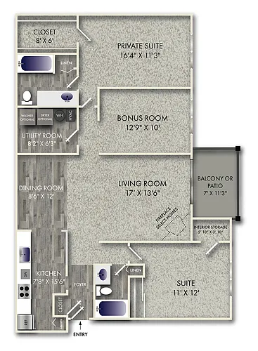 Floor plan Madison