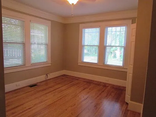Guest room with lots of natural light