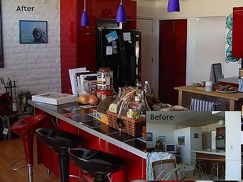 Kitchen before & After 2