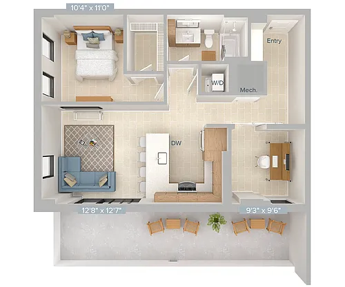 Floor plan A9D-867