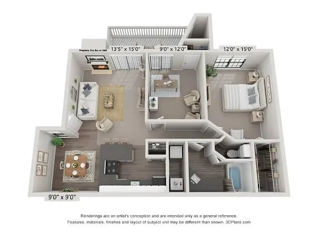Floor plan Champions B A5 Upgraded