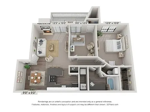 Floor plan Champions B A5 Upgraded