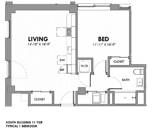Floor plan Tier 11