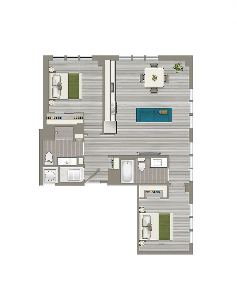 Floor plan 2-E