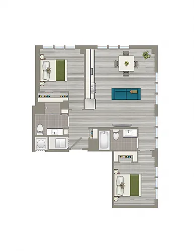 Floor plan 2-E