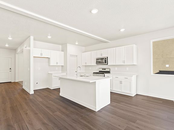 The Bryce floorplan interior image taken at a Meritage Homes Community in Tooele, UT.