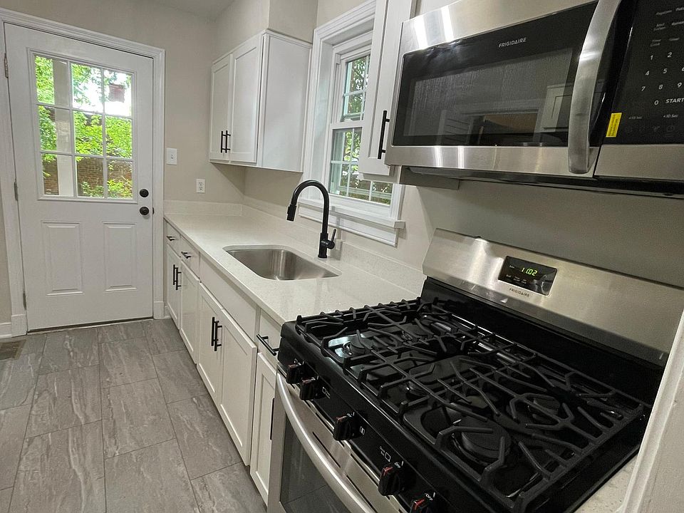Kitchen with new appliances and cabinetry