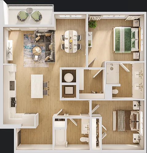 Floor plan 2C