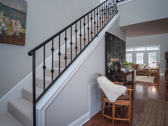 Staircase and wrought iron 